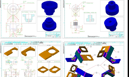 2D & 3D – Special Purpose Bracket / Component Design