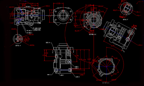 2D & 3D – Instrument layout drawings