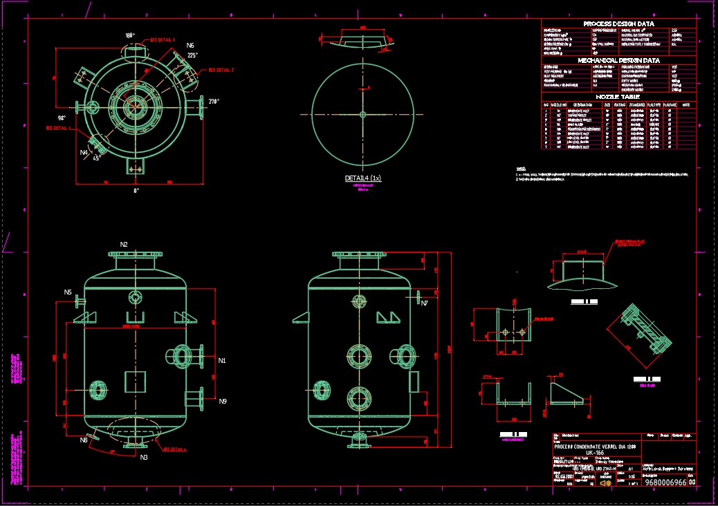 2D Tank General Arrangement Drawing (4)