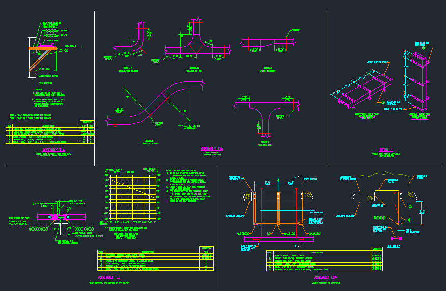 2D & 3D – Cable Tray Layouts Drawings-04