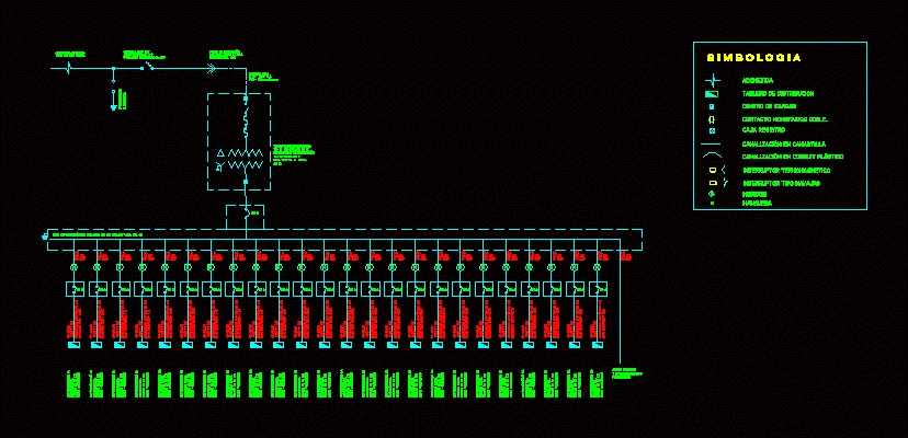 2D – Single line circuit diagram drawings-06